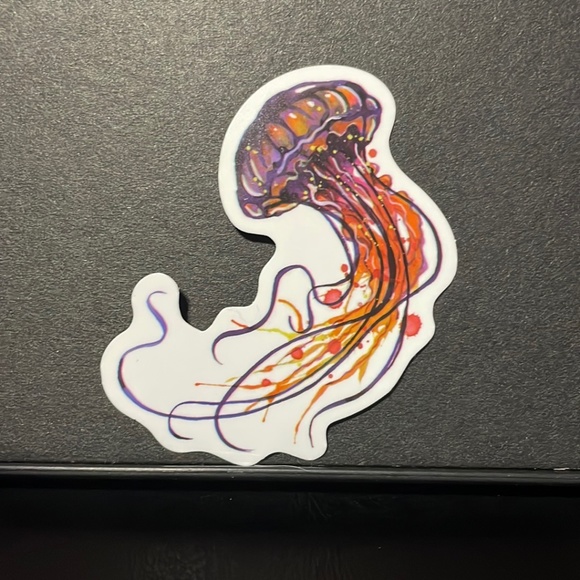 COPY - JELLY FISH STICKER - Picture 1 of 1